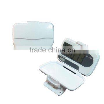 Digital abs pedometer with cover Clip pedometer