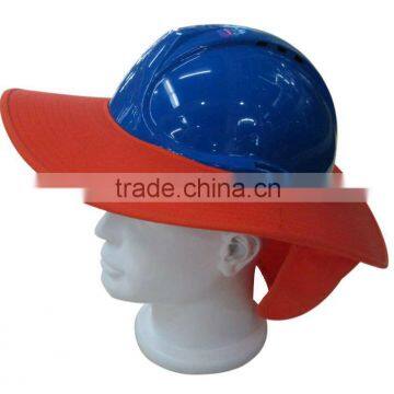 Safety Helmet hard hat brim with neck flap