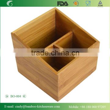 BO-004 Division Bamboo Desk Storage Box for Sundries