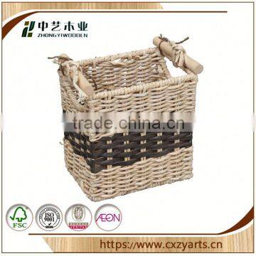 Fashionable Best Selling China Factory Soft Closing White Wicker Basket no Handles photo-4