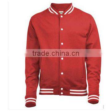 Plain red varsity jacket high quality