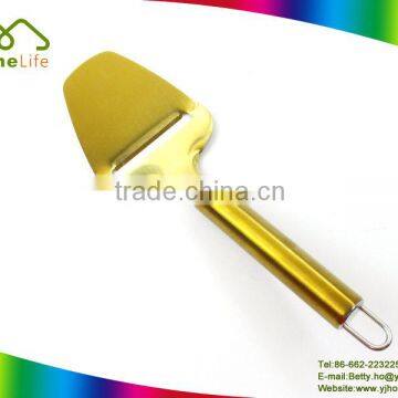 Professional Golden color Kitchen gadget Stainless Steel Cheese Spatula