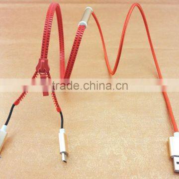 wholesale zipper usb otg cable for iphone 5 usb cable