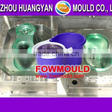 New design plastic mop bucket mould China manufacturer