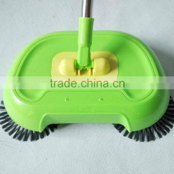 360 Rotating Hand-propelled Floor Sweeper Manual Cleaner photo-4