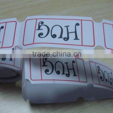 Professional manufacture cheap barcode printing self-adhesive label stickers