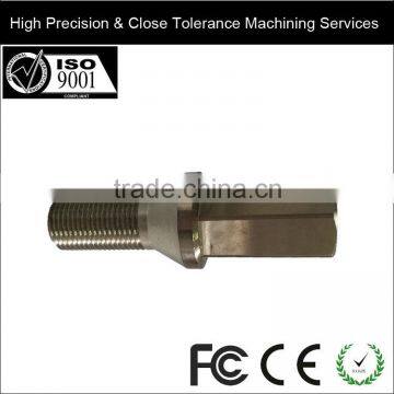 CNC Lathe Machine Working Titanium/ Steel/ Aluminium/ Copper(Brass)/ PA/PEEK Processing Custom Steel Crews