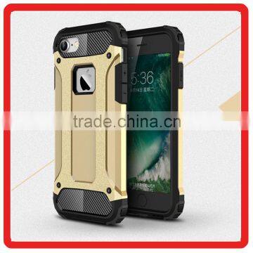 Hot sale For iphone 7 7plus Mobile Phone Shockproof TPU PC Combo Slim Armor Back Cover Case