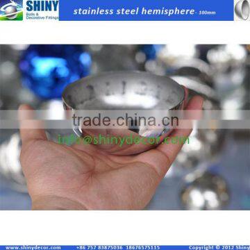 chrome metal hemisphere