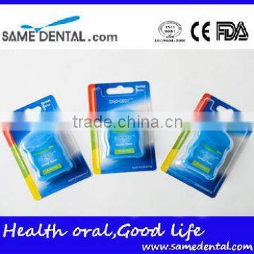 2015 NEW 50M Nylon Mint and Waxed Dental Floss plastic box package