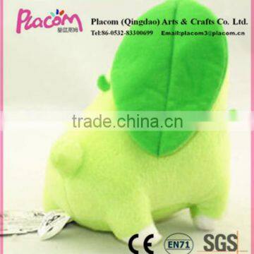 Official Cheap Cute High-quality Pokemon Grass Chikorita Doll Soft Stuffed Plush Toy for Wholesale photo-4