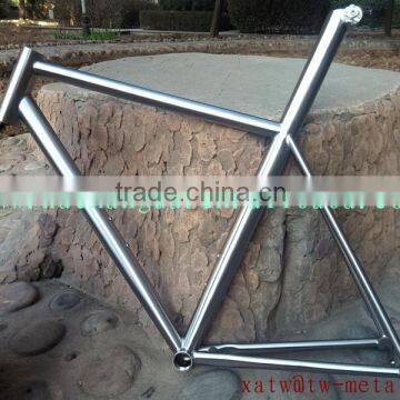 titanium road bicycle frame Integrated seat post titanium road bike frame Egg-Shaped seat tube