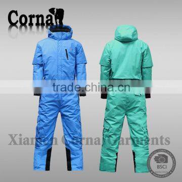 2015 Fancy design windproof breathable cheap ski suit