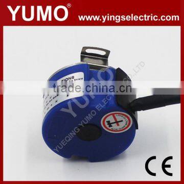 YUMO CE IHU4808 2000ppr 3P5L DC 5V UVW Signal Servo Motor Rotary Encoder Optical Incremental Hollow Shaft Rotary Encoder photo-3