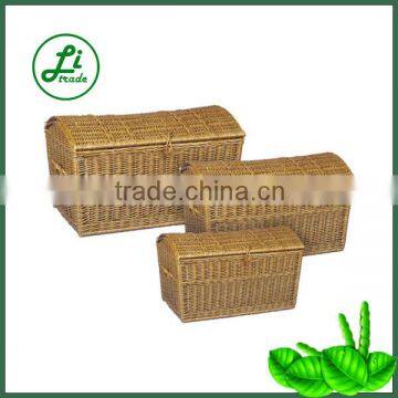 wicker hamper chest storage box