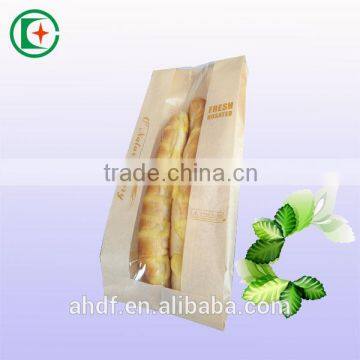Wholesale Kraft Brown Croissant Bread Paper Bag With Window photo-6