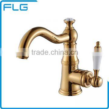 FLG100021 Luxury Good quality Washbasin Faucets Gold