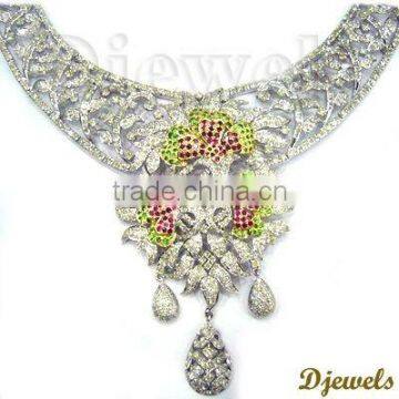 Diamond Gold necklaces, Diamond Necklaces, Diamond Jewelry