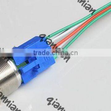 28mm Push Button Switch With Connector , Switch Socket With Cable photo-2