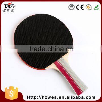 New Arrival Poplar Wood Top Training Ping Pong Racket Bat With Case