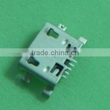 Micro USB 5 PIN dip type,insert0.80mm