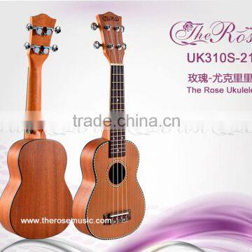 OEM service soprano solid cedar & sapele rosewoow fingerboard mahogany neck ukulele