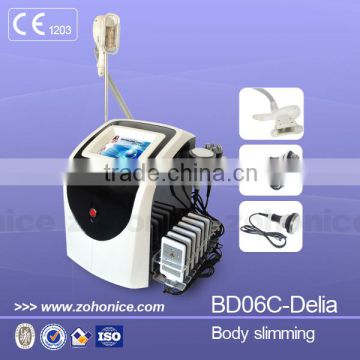 BD06C Hotsale Vacuum RF Roller + Ultrasonic Cavitation Infrared Laser Fat Removal slimming Equipment