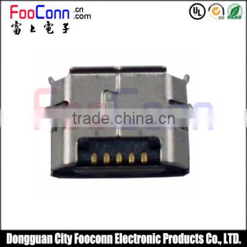 China supplier micro usb 5pin female connector SMT type