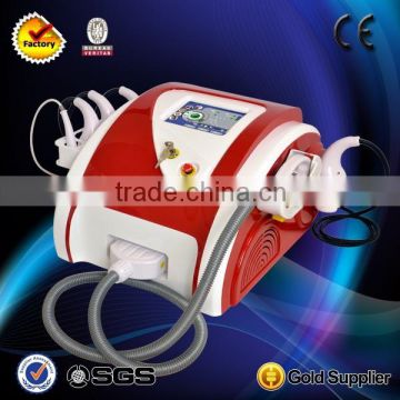 2015 top sale salon multi e-light ipl rf laser and vacuum cavitation (CE ISO TUV BV)