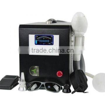 Portable stabel metal case yag laser for tattoo removal