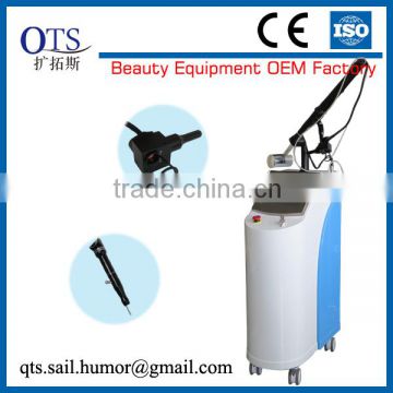 with RF tube acne removal fractional co2 laser scanner