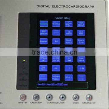 Digital 3-channel Color Electrocardiograph Portable ECG EKG Machine photo-5