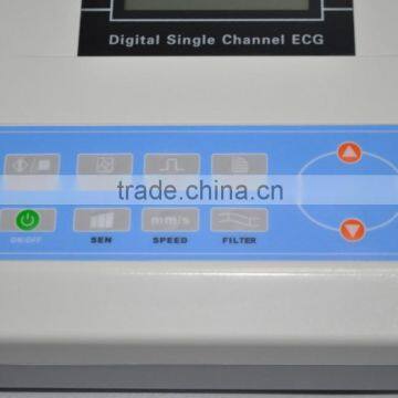 Popular Portable 12 Lead Resting Single Channel Electrocardiograph ECG Machine EKG-901-2 With CE ISO Certificate photo-3