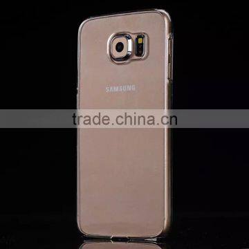 Quality soft tpu plastic case for galaxy s6 g9200 ,ultra slim OEM CASE TRANSPARENT PC HARD CASE DIY CASE factory offer