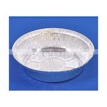 round aluminium foil food tray