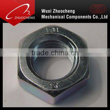 hdg zinc plated DIN934 2h unc hex nut