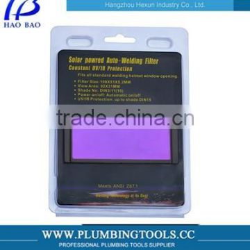 HX-ADF108A Solar Auto Darkening Welding Filter Lens, Solar Auto-Darkening Welding Filter