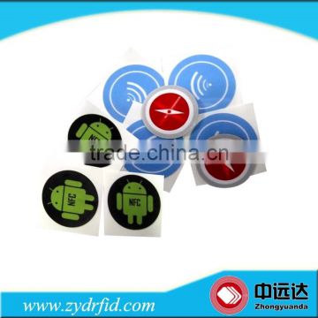 Custom HF 13.56MHz Passive RFID NFC sticker label tag