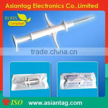 134.2khz animal transponder rfid glass microchip tube