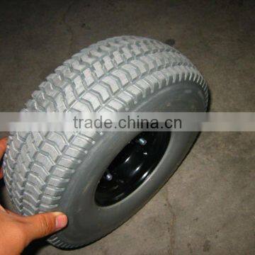 PU Foam Wheel/PU Tire/PU Solid Wheel 3.00-4