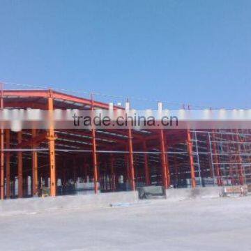 prefabricated structural steel warehouse logistics