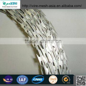 hot dip razor Barbed wire /barbed wire price per ton/galvanized razor barbed wire