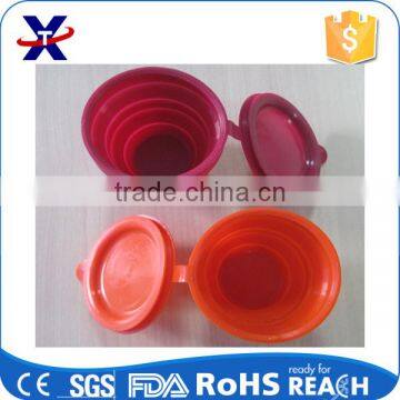 food grade silicone rubber collapsible drinking cup