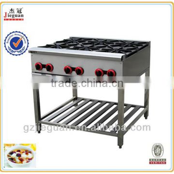 industrial 6 burner gas range GH-6A