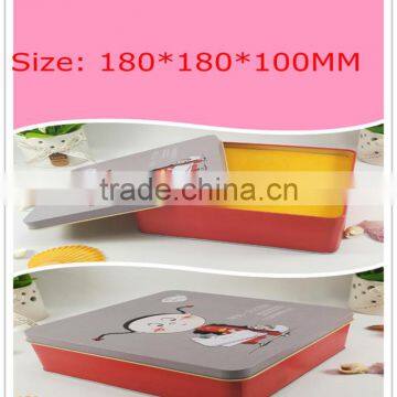 inner silk tray protected candy tin can packaging