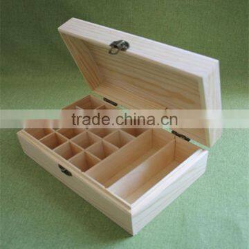 Cuboid Shape Wooden Essential Oil Packaging Box for Sale