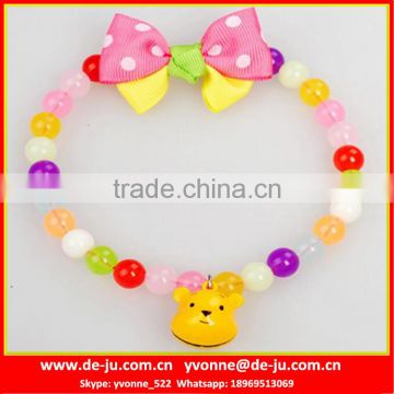 Yellow Bear Decorative Pet Handmade Collar