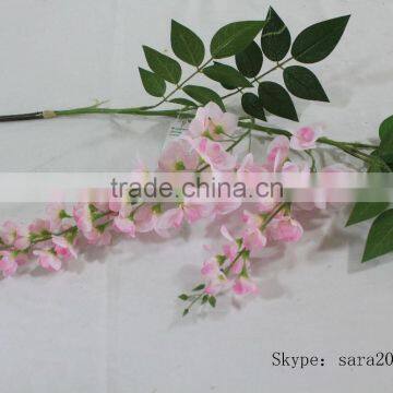 Fabric Wisteria Flowers Branch photo-4