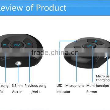 2017 3.5mm Adaptor Electric Car Stereo Kit Bluetooth fm Transmitter Receiver photo-4