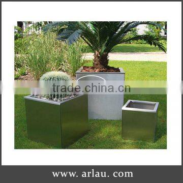 Arlau garden stainless steel flower pots